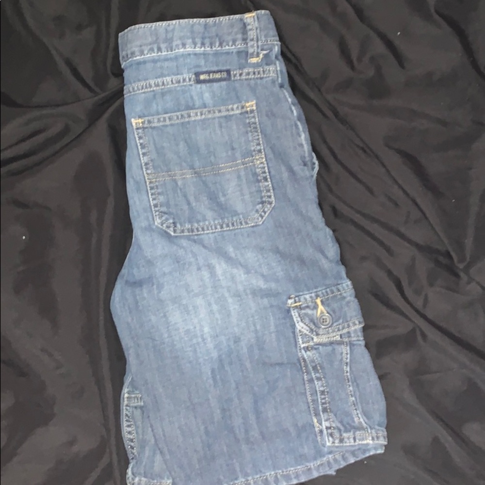 Boys wrangler jean shorts